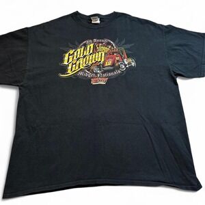Vintage Y2K‎ midget car racing double sided tshirt size 2XL